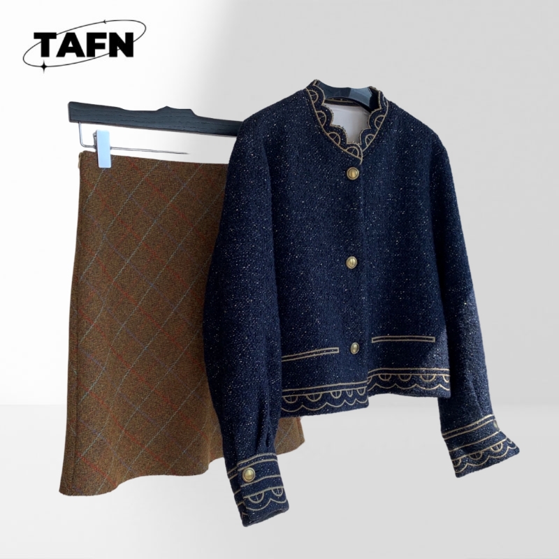 Women'S Formal Day Wear - Fashion-Forward Women's Skirt and Top Set,