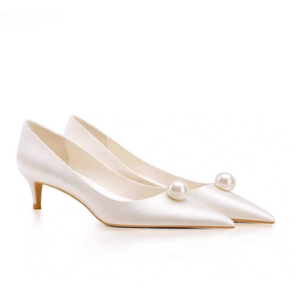 New White Satin Wedding Bride  - đánh giá và giá Women Formal Wear For Wedding