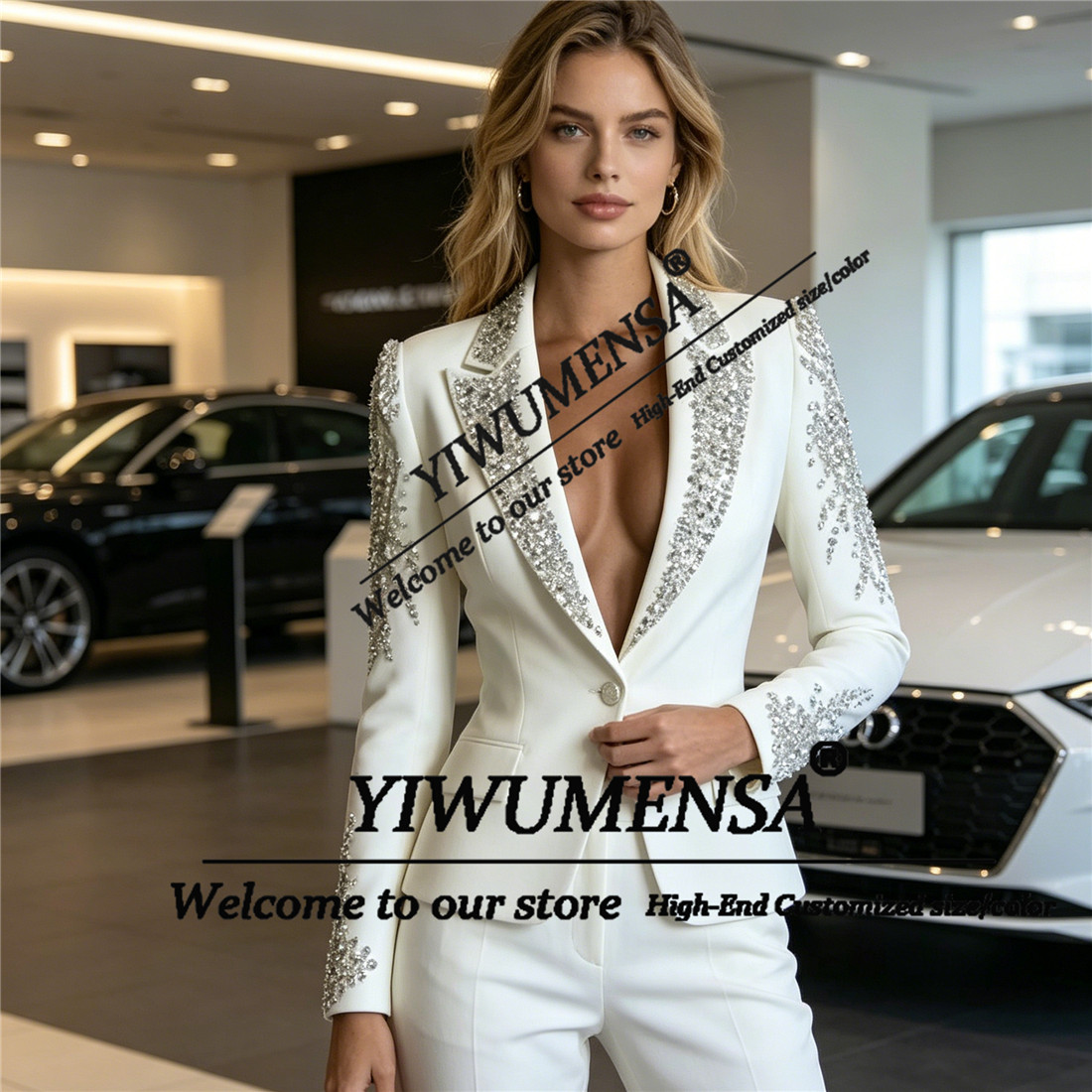 Luxury Women Suits 2 Pieces Se - đánh giá và giá Blazer Set Women Formal
