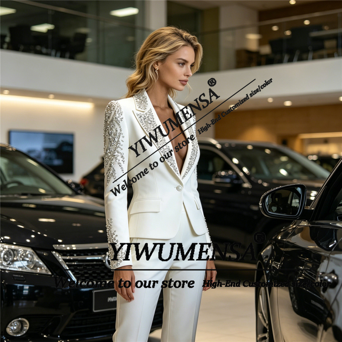 Luxury Women Suits 2 Pieces Se - đánh giá và giá Blazer Set Women Formal