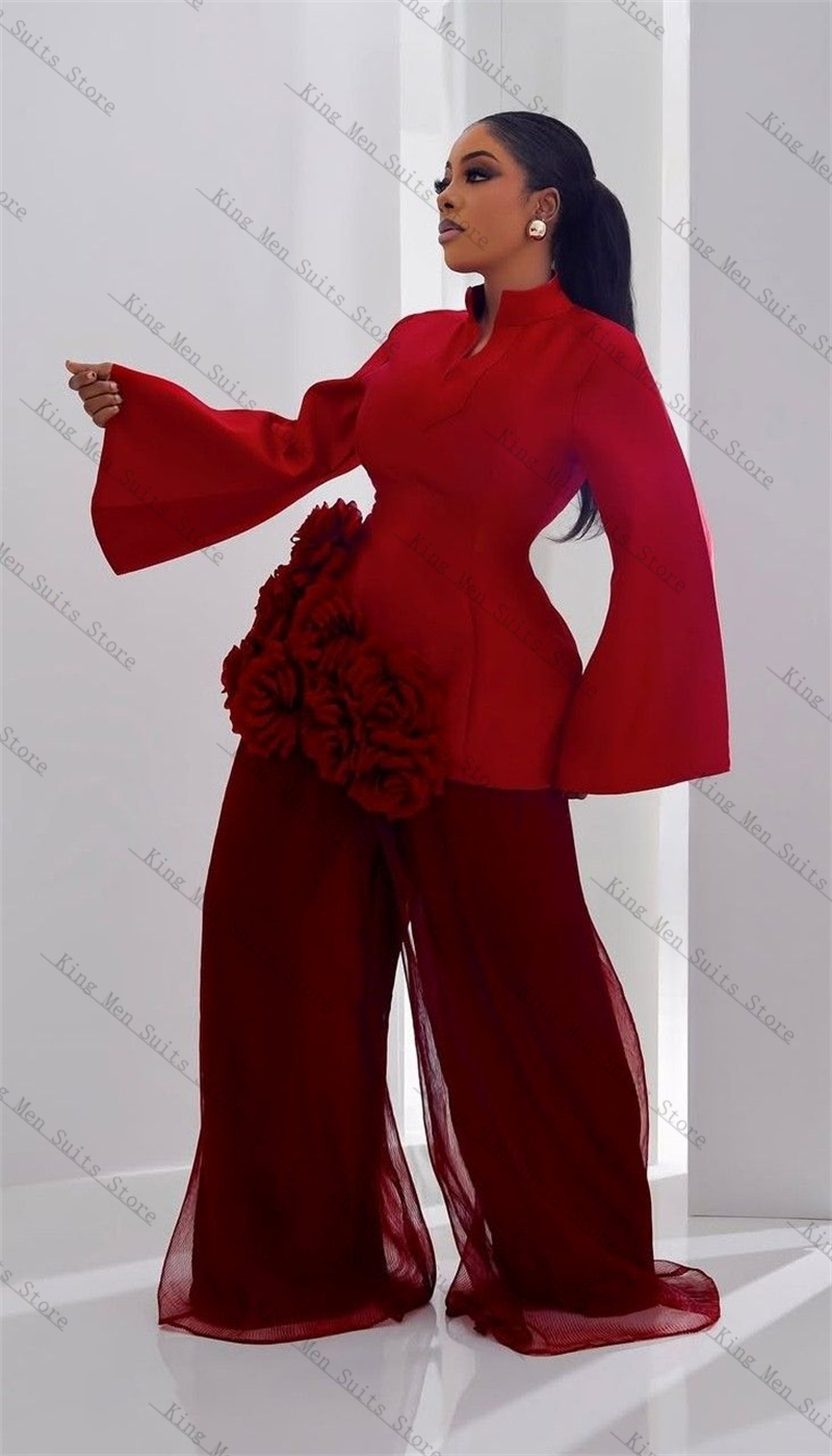 Burgundy Women Suit Set 2 Pcs  - đánh giá và giá Women'S Formal Wear For Wedding Guest