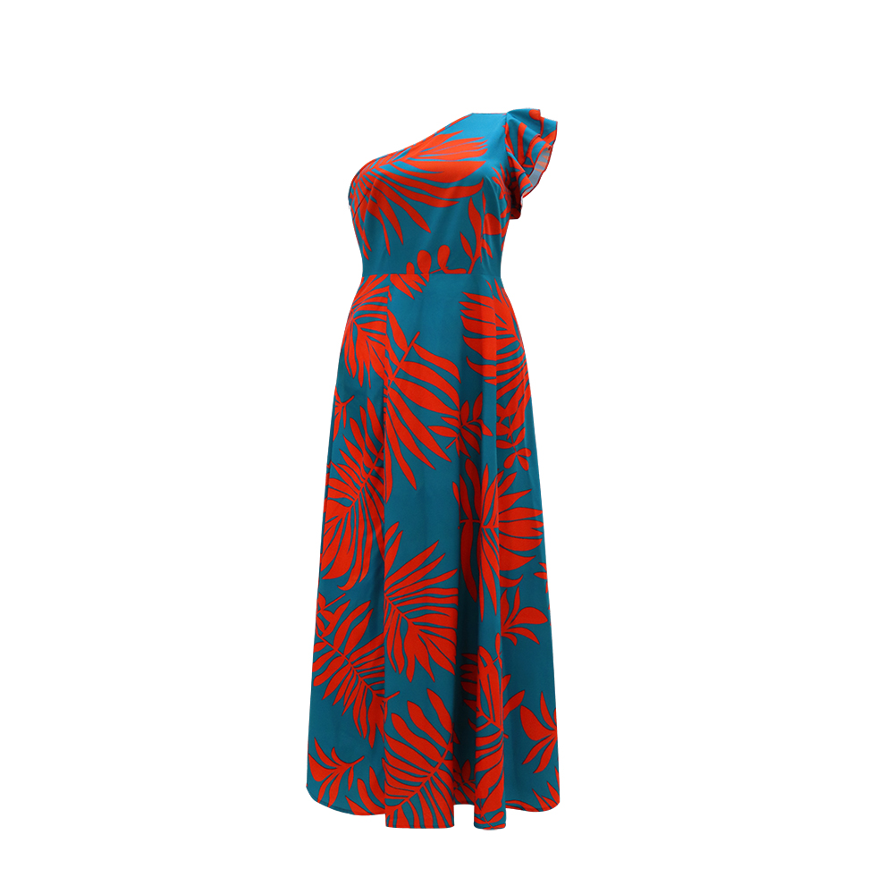 One Shoulder Tropical Print Ma - đánh giá và giá Women Formal Wear Zara