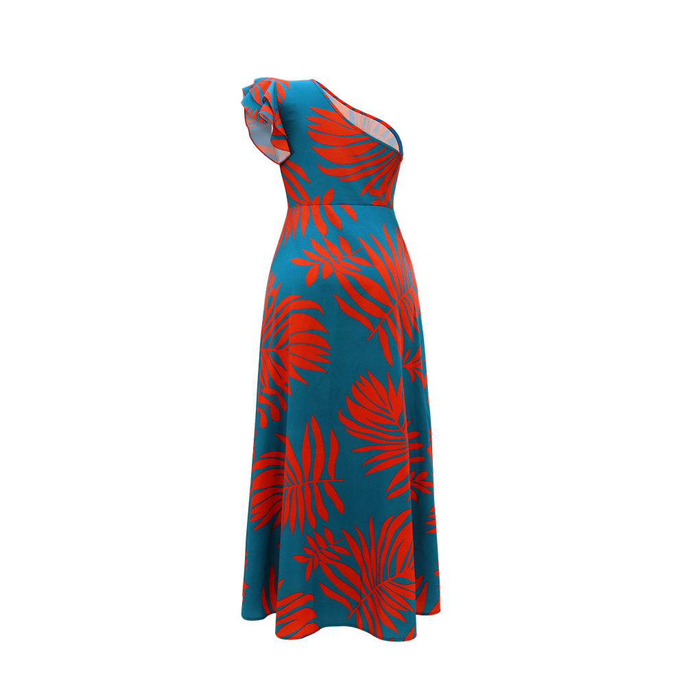 One Shoulder Tropical Print Ma - đánh giá và giá Women Formal Wear Zara
