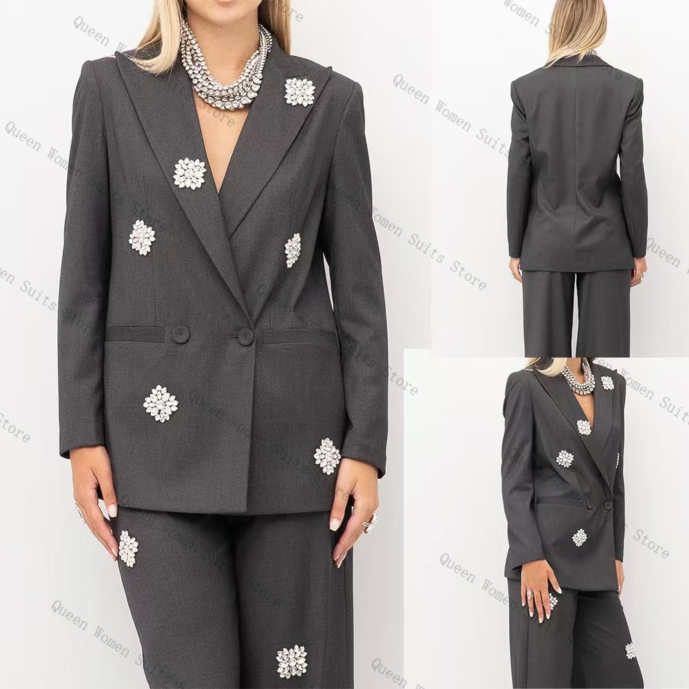 Grey Women Suit Set 2 Piece Cr - đánh giá và giá Women'S Formal Wear For Wedding Guest