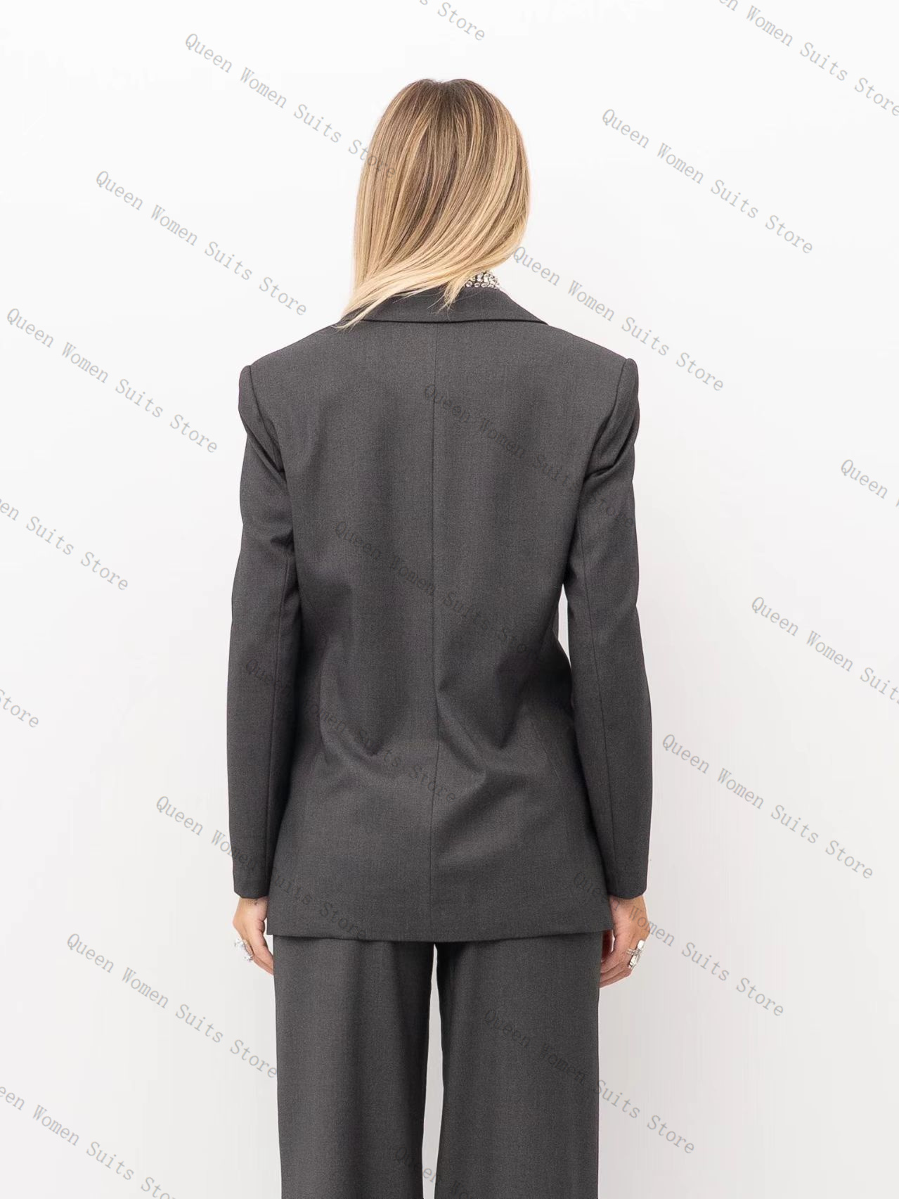 Grey Women Suit Set 2 Piece Cr - đánh giá và giá Women'S Formal Wear For Wedding Guest