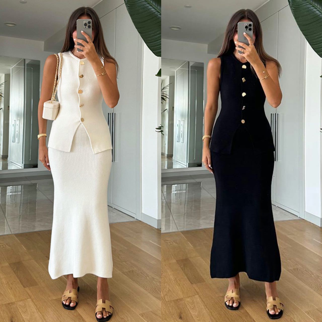 Round-neck Single-breasted Sle - đánh giá và giá Women'S Formal Day Wear