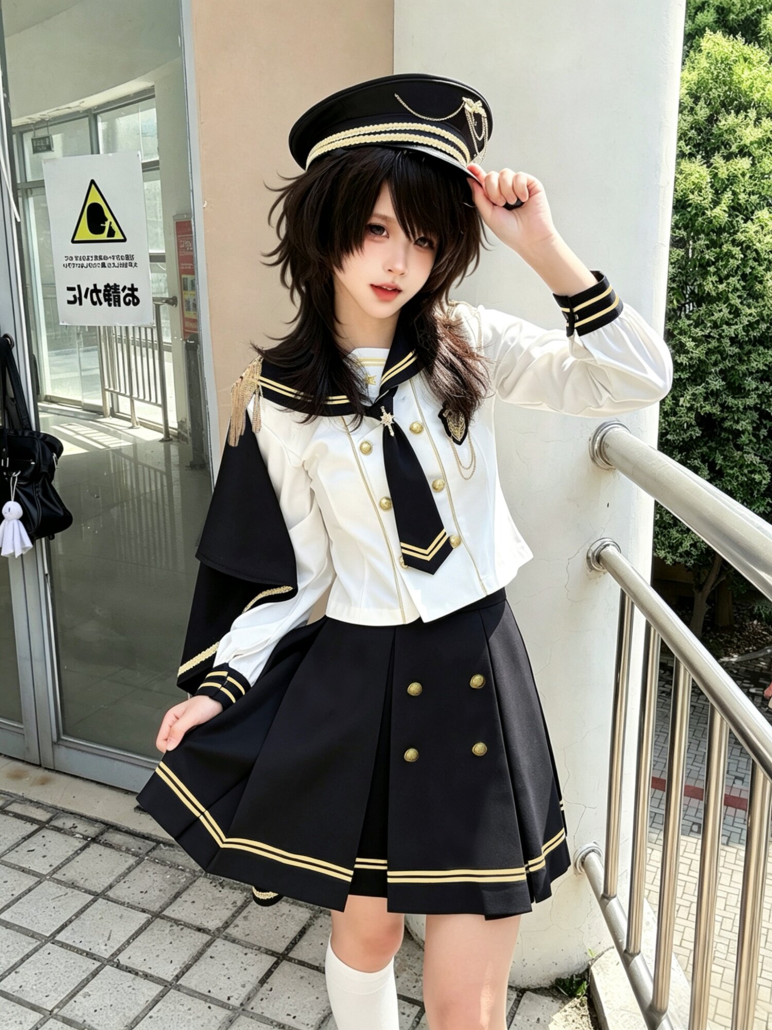 JK Sailor Suit Sweet and Hands - đánh giá và giá Pencil Skirt Midi