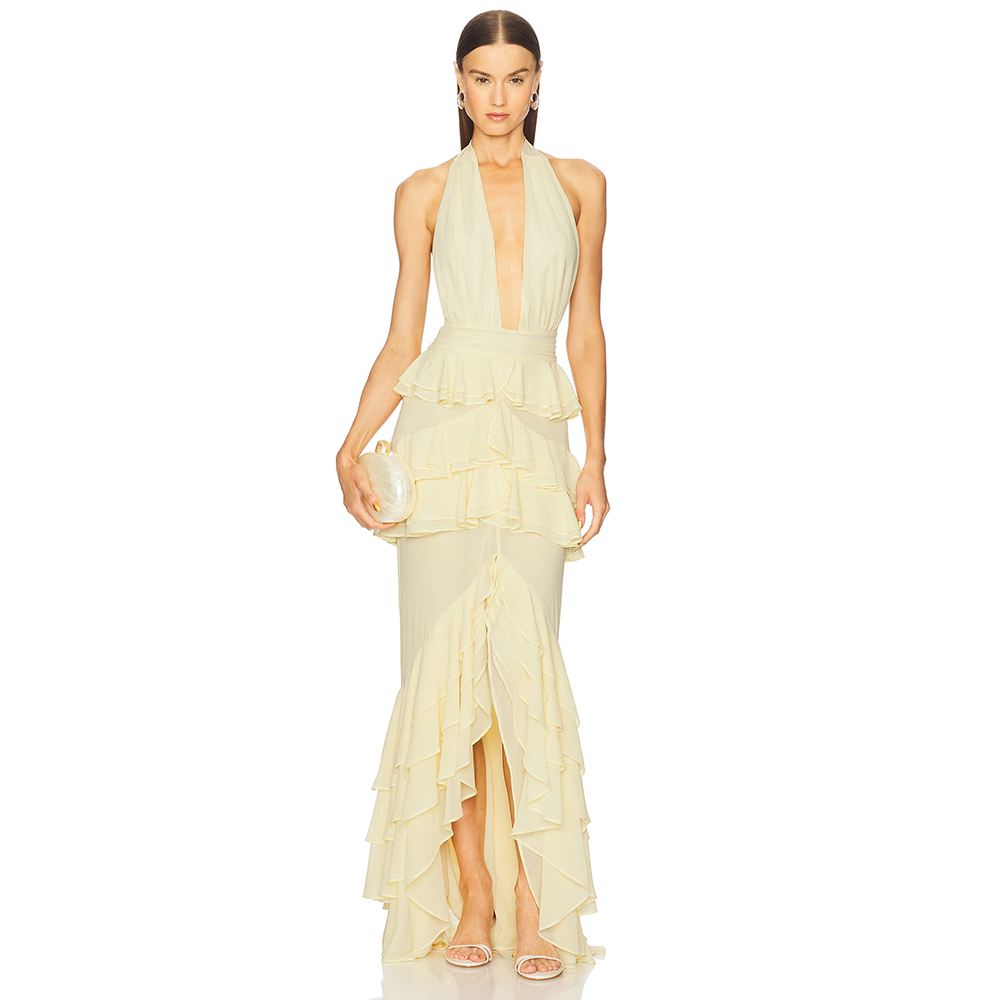 Evening Dresses Deep V Neck Ha - đánh giá và giá Women'S Formal Wear For Wedding Guest