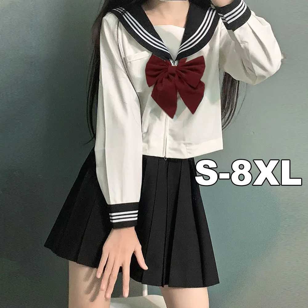S-8XL Japan School Girl JK Uni - đánh giá và giá Pencil Skirt Midi