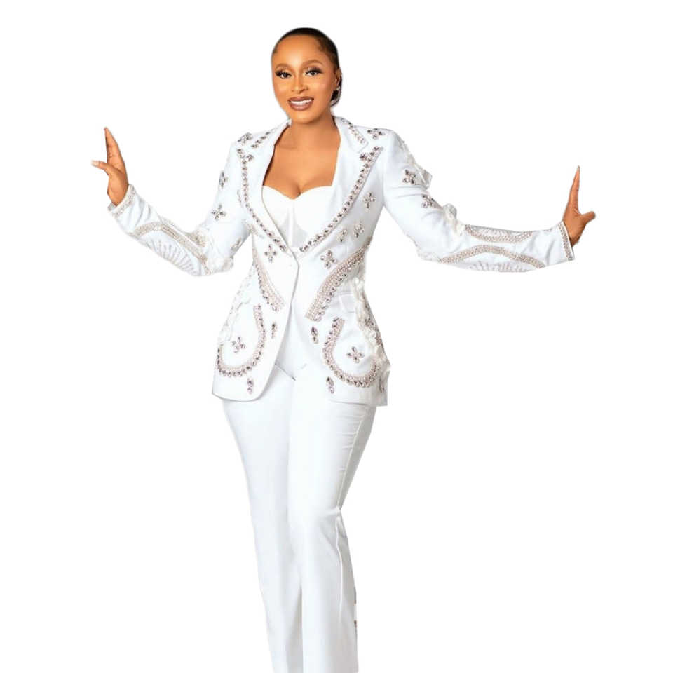 Luxury Women Pants Suits 2 Pcs - đánh giá và giá Women'S Formal Wear For Wedding Guest