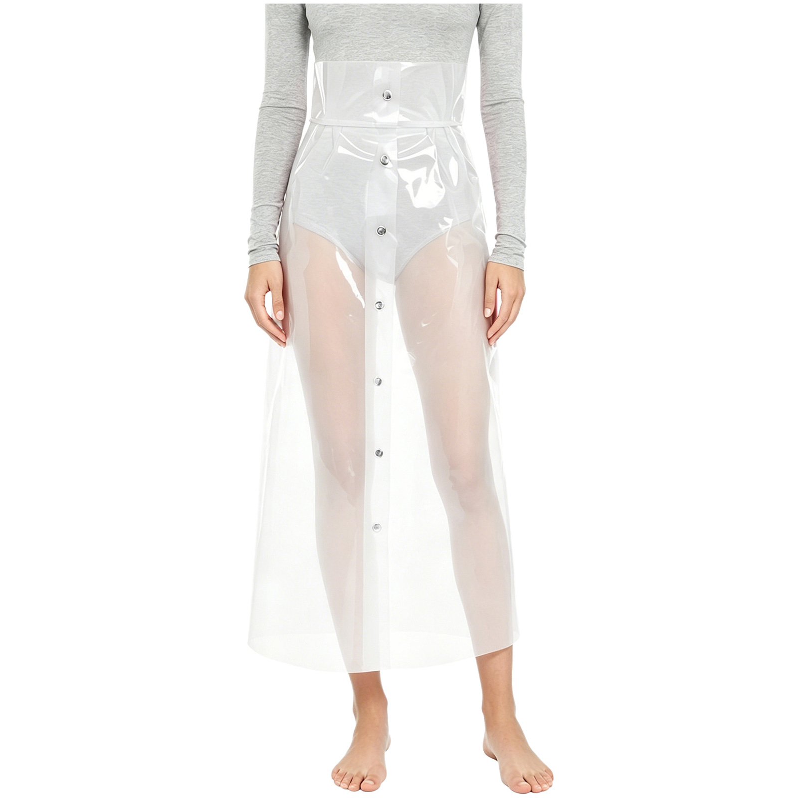 Womens See Through Pvc Skirt H - đánh giá và giá Pencil Skirt Midi