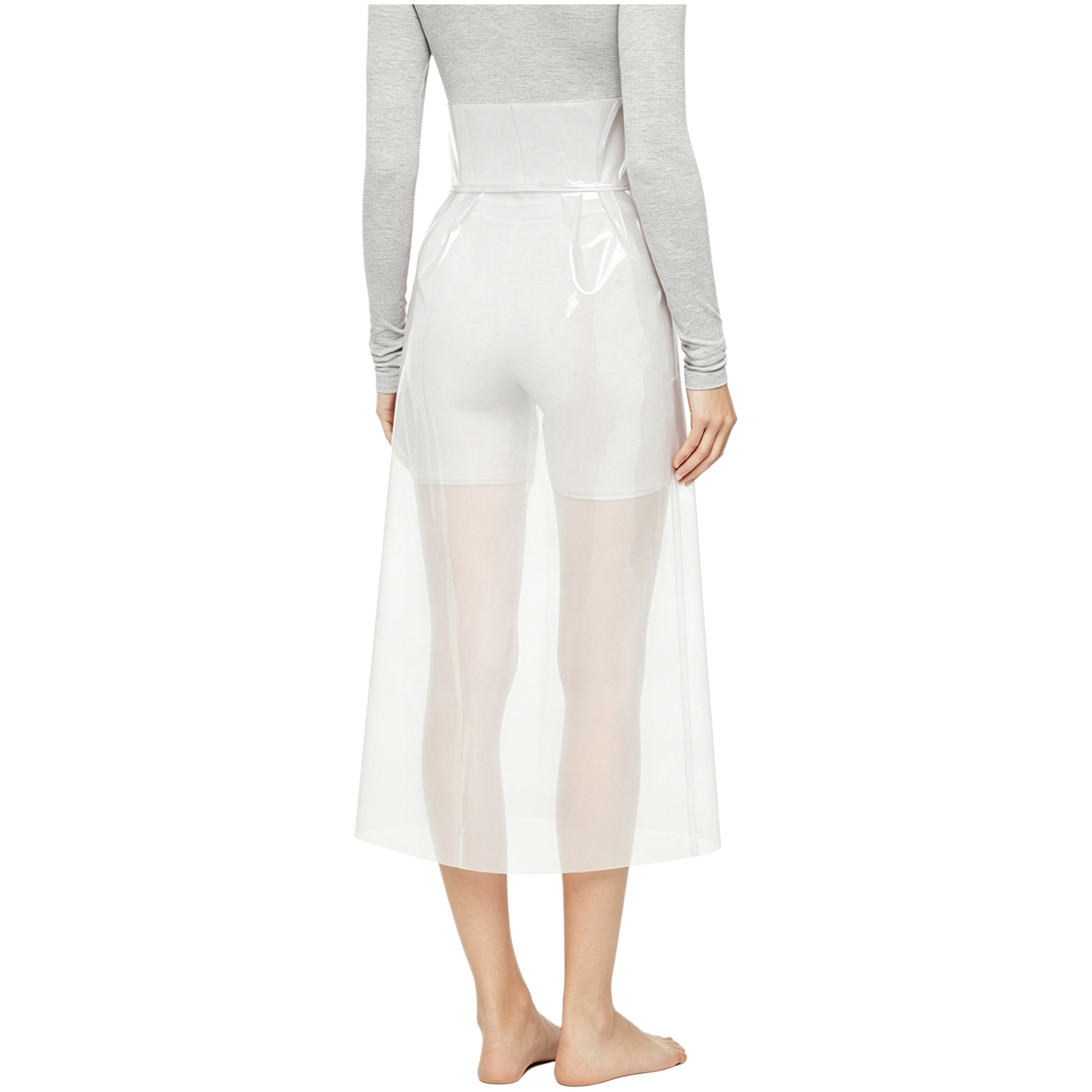 Womens See Through Pvc Skirt H - đánh giá và giá Pencil Skirt Midi