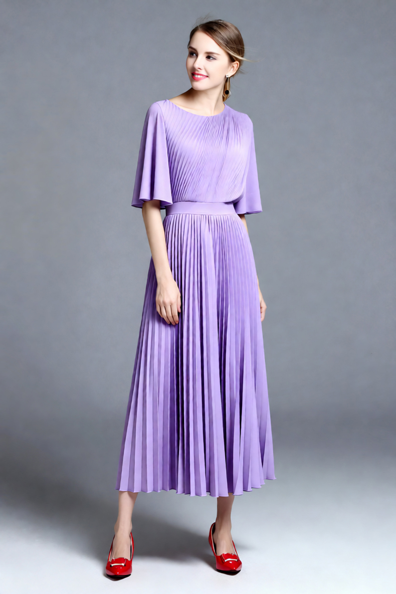 Women's Lilac Cape Sleeve Plea - đánh giá và giá Women'S Formal Wear For Wedding Guest