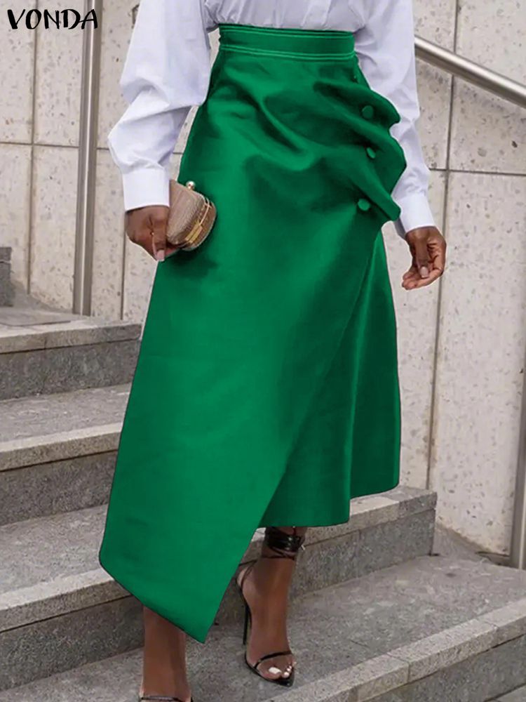 Plus Size Satin Skirts VONDA E - đánh giá và giá Pencil Skirt Midi