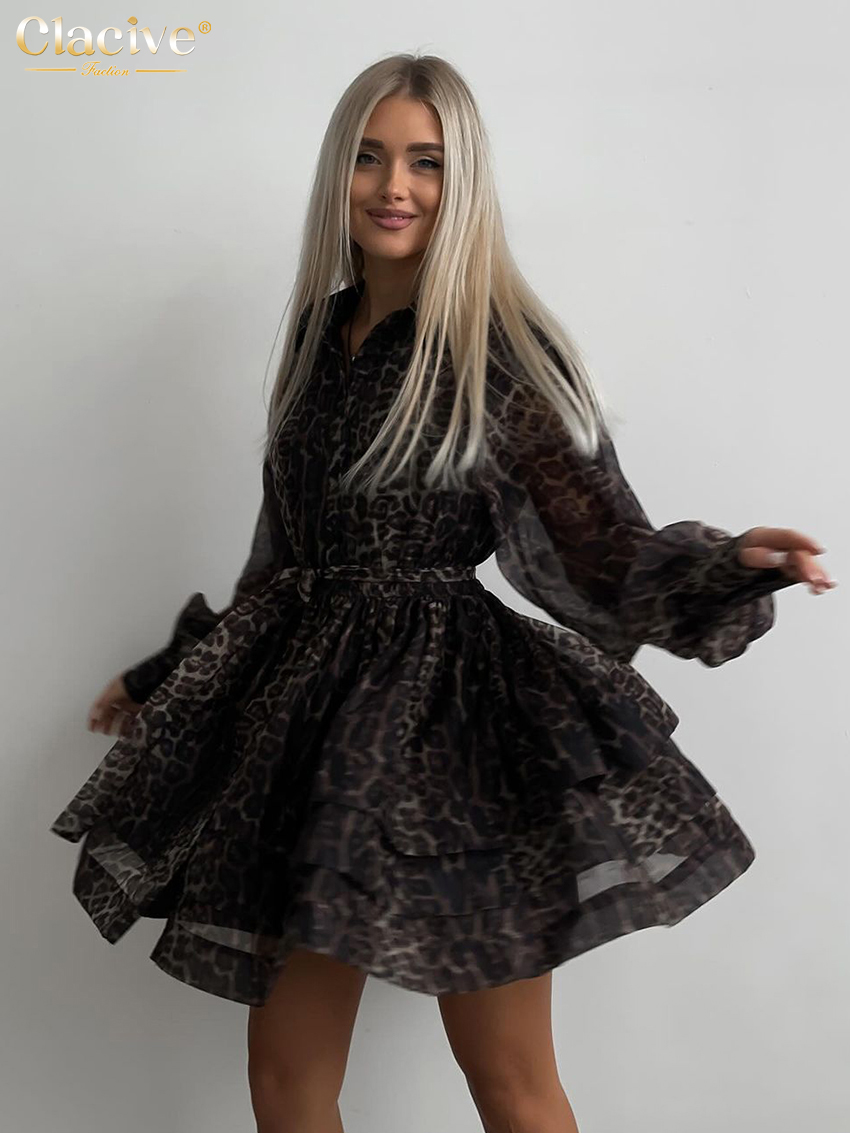 Clacive Fashion Leopard Print  - đánh giá và giá Women Formal Wear Zara