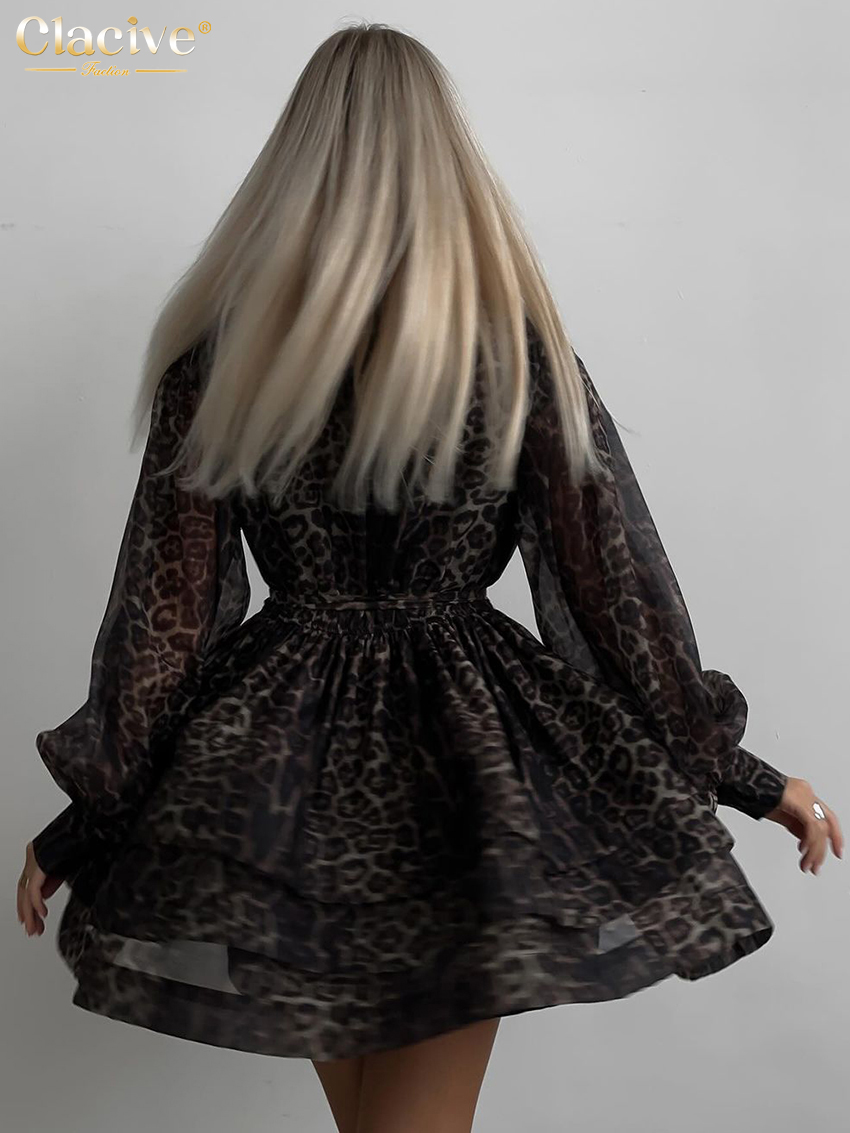 Clacive Fashion Leopard Print  - đánh giá và giá Women Formal Wear Zara